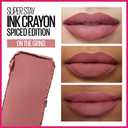 Maybelline Super Stay Ink Crayon Lipstick Makeup, Precision Tip Matte Lip Crayon with Built-in Sharpener, Longwear Up To 8Hrs, On The Grind, Purple Mauve Pink, 1 Count (0.04 Ounce (Pack of 1))
