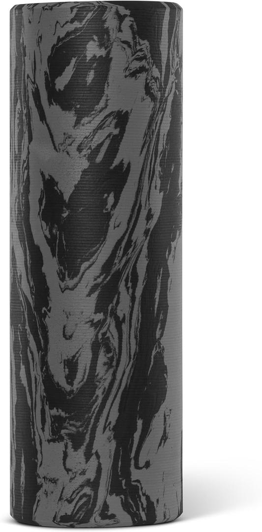 TriggerPoint Foundation Roller - Premium EVA Foam Muscle Recovery and Flexibility Roller, Soft Compression for Injury Prevention, Travel-Friendly, Ideal for Athletes (12", Black/Grey)