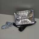 TARSHYRY Chicken Coop Heater, Adjustable Temperature Poultry Brooder Heat Lamp with Thick Protective Mesh and Hanging Chain, for Chicken Duckling Piglet (250w)