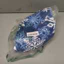 Winter Snowflake Blue Washable Area Rug 5 x 7 Ft, Christmas Snow Soft Non Slip Large Rugs Indoor Home Decor, Seasonal Entryway Floor Carpet Living Room Bedroom Kitchen Dining Room Decoration