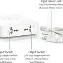 UMI 500W Step Up Voltage 120v to 220v Converter, Voltage Converter 120v to 220v for Appliances Under 500W