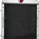 Full Aluminum Radiator compatible with Case IH 1845 1845B 1845S 480D 480LL 580D 580SD 584D 3 Row Core Radiators