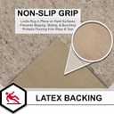 Mohawk Home Non Slip Rug Pad 4' x 6' (Rectangular)- 1/4" Thick Felt + Latex Rubber Gripper - Dual Surface Cushion for Hardwood, Carpet, Tile Floors, Made in USA