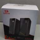 Redragon GS520 RGB Desktop Speakers, 2.0 Channel PC Computer Stereo Speaker with 6 Colorful LED Modes, Enhanced Sound and Easy-Access Volume Control, USB Powered w/ 3.5mm Cable (Black)