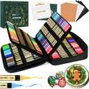 IVSUN Metallic Marker Pens, 30 Metallic & 30 Regular Colors Dual Tip Acrylic Paint Pens for Black Paper, Photo Album, Rock Painting, Wood, Card Making, DIY Crafts, Scrapbook Supplies