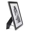 Malden 11x14 Matted Picture Frame - Made to Display Pictures 8x10 with Mat, or 11x13 without Mat - Black