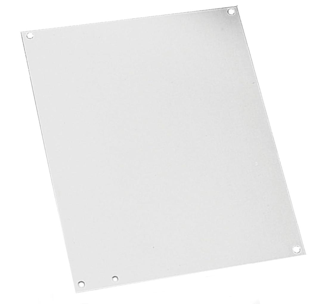 Hoffman A12P12 Conductive Panels for JIC Enclosure, Steel/Aluminum, J Box/10.75" x 10.88", Fits 12" x 12", White