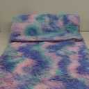 Super Fluffy Area Rug for Living Room 5x7 Feet, Modern Indoor Shaggy Carpet, Soft Plush Non Slip Rugs for Bedroom Kids Room Cloakroom Home Decor, Rainbow Purple