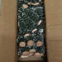 30pcs Mini Christmas Trees, Artificial Christmas Pine Tree Mini Bottle Brush Trees Tabletop, Small Sisal Trees with Wooden Bases, Xmas Holiday Home Decor (Green-A)