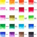 GenCrafts Watercolor Brush Pens - Real Brush Tips - No Mess Storage Case - Washable Nontoxic Markers - Portable Painting (1 Count (Pack of 20))