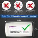 EZ Pass Holder for Windshield Ezpass Holder with Strong Suction Cups Toll Pass Transponder E ZPass Holder Transparent Colour