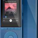 64GB MP3 Player with Bluetooth 5.3, Color Screen 2.4", Music Player with HiFi Sound, MP3 Players Built in HD Speaker Voice Recorder E-Book, Expanded Up to 128GB, Earphone Included, for Sports Runner