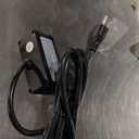 LINSY Twin Bed Frame with Ergonomic Headboard, 14 inch Fast Assembly Metal Bed with LED Lights, Outlets & USB, Kids Twin Size Bed Frame, Noise Free, No Box Spring Needed, Rustic Brown