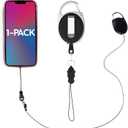 Phone Assured Retractable Phone Tether Durable Clip-On Leash for Anti-Drop & Anti-Theft Security