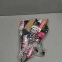 Electric Hot Comb Hair Straightener Heat Pressing Combs Ceramic Curling Flat Iron Curler, Hot Comb Electric for Wigs Electrical Straightening Comb Curling Iron for Natural Hair with Anti-Scald Case