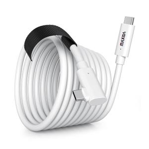 YRXVW Link Cable 10FT Compatible with Meta/Oculus Quest 3S, Quest 3, Quest 2/Pro, PICO 4 Accessories VR Headsets, Charging Cord and High Speed Data Wire, Charging Cable for Steam Gaming PC