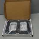 ISUNMEA 9 Inch Solar Lighted House Numbers for Outside, Light Up Waterproof LED Address Numbers Signs for Houses, Large Personalized Illuminated Exterior Modern House Numbers Light (8-Black, 9IN)