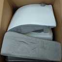 Yojoker 4PCS Orthopedic Bed Wedge Pillow Set for Sleeping, Post Surgery Foam Pillow for Body, Back and Leg Pain Relief, Triangle Adjustable Support Pillow - Acid Reflux, Anti Snoring & GERD Sleeping (White)