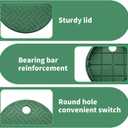 Sprinkler Valve Cover, Utility Box Cover, Rainbird Sprinkler Cap, Water Valve Cap, Irrigation Control Covers For Outside, Durable Plastic, Easy Install For Garden Outdoor Lawn Yard Sprinklers