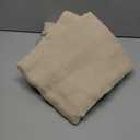 LAMIT Light Filtering Sheer Linen Curtains 102 inches Long, Linen Textured Semi Sheer Back Tab and Rod Pocket Natural Boho Drapes for Living Room/Farmhouse, 2 Panels, Linen, 52 x 102 Inch