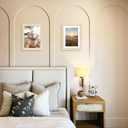 5x7 Wood Picture Frame with 4x6 Mat, Display 4x6 with Mat or 5x7 Without Mat, Wooden 5 by 7 Photo Frame, 5 x 7 Frame for Wall Hanging and Tabletop Display, 4 Pack, Natural Beige