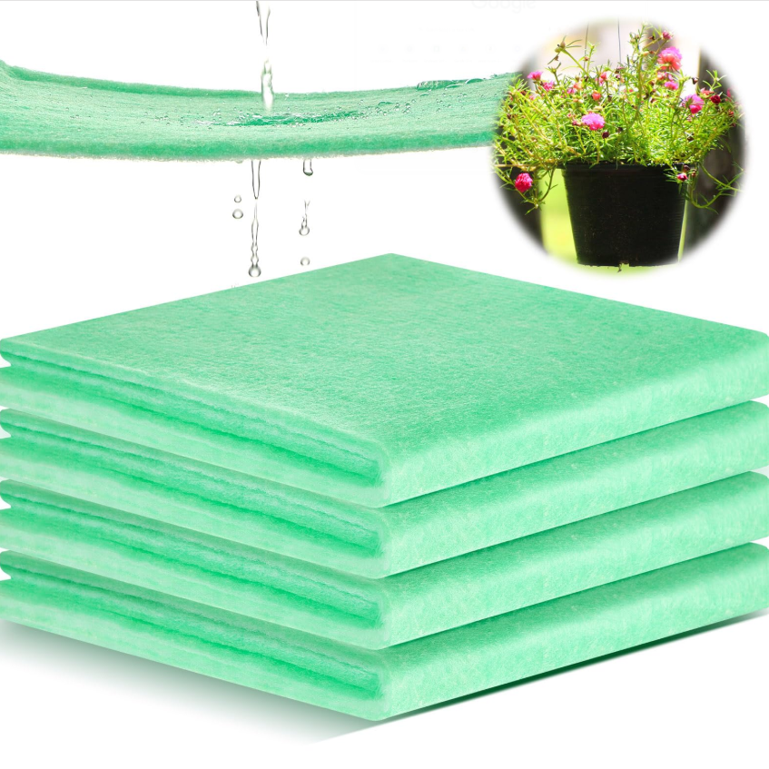 SmoothNovelty 4 Pack Planter Drainage Material, 120 x 30 cm, Flower Pot Filter Pad, Planters, Filter Media, Cut to Size, Fits Many Planters