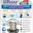 TubShroom Ultra Revolutionary Bath Tub Drain Protector Hair Catcher/Strainer/Snare Stainless Steel, 1-Pack, Silver