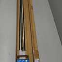 Umbra Cappa Curtain Rod, Includes 2 Matching Finials, Brackets & Hardware, 66 to 120-Inches, Nickel