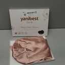YANIBEST Adjustable Satin Bonnet for Sleeping Women Double Layer Hair Wrap Reduce Friction Prevent Frizz Natural Curly Hair