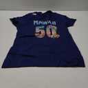 Hawaii 50th Birthday Hawaiian Aloha Beach Hibiscus T-Shirt, M 