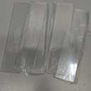 Nameplate for Doors with Adhesive Tapes - 5 Pack 2x8 Inch Clear Acrylic Office Door Name Plate Classroom Wall Name Plate Holder Horizontal Nameplate Holder Plastic Sign Frame