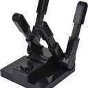 Portable Electric Shoes Boots Dryer and Warmer with Timer Heater and High Output Fan, Folding and Drying Adjustable Rack (Large, Black)