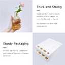 SUPMIND 24pcs Glass Bud Vase Set, Small Gold Amber Flower Vases for Centerpieces in Bulk, Mini Vintage Vase for Wedding, Home,Table Decoration