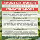 115-5059-03 Mower Blades,High Lift Lawn Mower Blade Set for Toro TimeCutter SS5000 75750 MX5000 75755 MX5060 MX5050 SWX5050 74731 Zero Turn 50'' Deck Mower,Replace for 110-6837-03 112-9759-03(3 Pack)