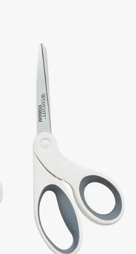 Westcott Titanium Scissors 2Pc Westcott Titanium Scissors 2Pc