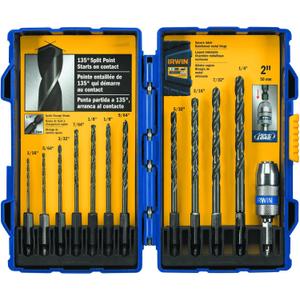 IRWIN Tools Black Oxide Hex Shank Drill Bit, 5/64-Inch (4935643) (12pc)