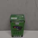 HULPPRE Solar Indoor&Outdoor Motion Sensor Alarm,Ultrasonic,2*130db Loud Siren Noise Maker,4 Modes,Mount on Ground or Fence,Red&Blue Motion Activated Strobe Light,Say Goodbye to The Intruders