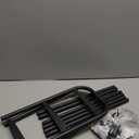 Gonfoam 3-Tier Expandable Shoe Rack,Adjustable Shoe Shelf Storage Organizer Heavy Duty Metal Free Standing Shoe Rack for Entryway Closet Doorway (Black)