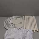 Balloon Arch Kit Stand, Bendable 8FT and 6FT (White)