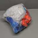 GOOSH 6.2 FT Birthday Inflatables Outdoor Decorations Cake with Candle, Happy Birthday Blow Up Yard Decoration with Colorful Rotating LED Lights for Party Garden Lawn