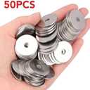 #10 x 1 Fender Washers 304 Stainless Steel Flat Washers Universal Metal Washers (#10 x 1 50PCS)