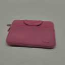 amCase Portable Electronic Device Cover, Chromebook - 11.6 to 12 inch Neoprene Travel Sleeve with Handle-Pink, Laptop Case