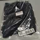 Women's High Waist Casual Palazzo Pants Drawstring Smocked Boho Wide Leg Beach Trousers Flowy Loose Fit Pant (Black, M)