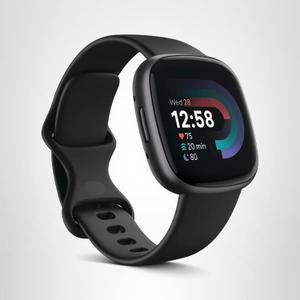 Fitbit Versa 4 Fitness Smartwatch with Daily Readiness - 3-Month Google Health Premium Membership Included - GPS, 24/7 Heart Rate, 40+ Exercise Modes, Sleep Tracking - Black/Graphite