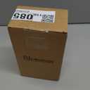 6.5" Ceramic Mini Decorative Clawfoot Bathtub Bar Soap Dish, Kitchen Sponge Holder and Shower Tray for Bathroom, 1 Pack (White Silver Rim)