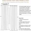 100% Blackout Shield Linen Blackout Curtains for Bedroom 120 Inches Long, Back Tab/Rod Pocket Living Room Drapes, Thermal Insulated Blackout Curtains 2 Panels Set, 50" W x 120" L,Cream