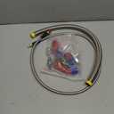 Turbo Oil Drain Return & Feed Line T3 T4 T04E T60 T61 T70 Complete Kit 