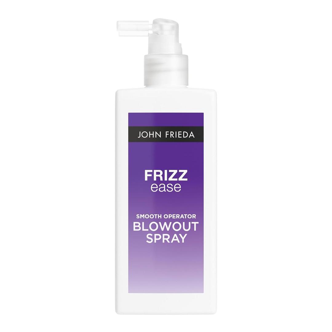 John Frieda Frizzease Smooth Operator Blowout Spray, Texture Spray for Hair, Hair Gloss in a Spray, Heat Protection Spray for Hair, 6.77 Oz