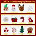 Christmas Gnomes & Xmas Plush Dolls Advent Calendar 2025, Christmas Hanging Collectible Ornaments, 24 Days Countdown Calendar Gift for Tree Decoration Home Decor