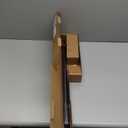 Ivilon Window Treatment Curtain Rod - Square Finials, 1 1/8 in Rod, 28 to 48 Inch, Antique Black